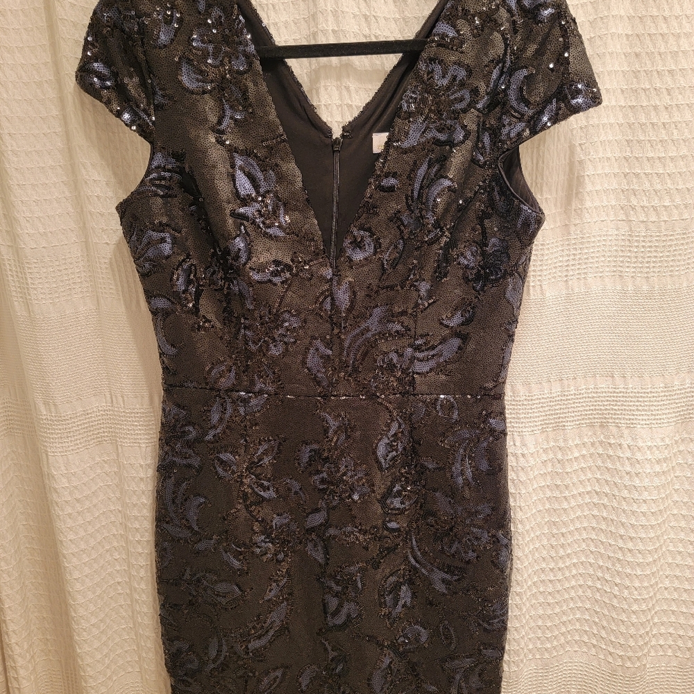 Blue/Black party dress from Dress the Population